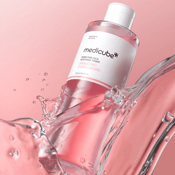 Medicube - PDRN Pink Cica Soothing Toner - Hydratační a rozjasňující pleťové tonikum (6)